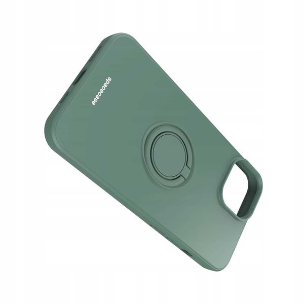 Spacecase Silicone Ring Iphone 14 Dark Green zdjęcie 6