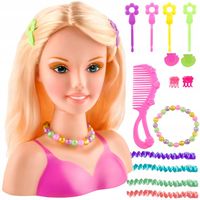 Głowa Do Stylizacji Czesania Makijażu + Akcesoria