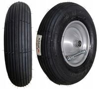 KÓŁKO KOŁO DO TACZKI WÓZKÓW 40CM 4PR 4.00-8 MOCNE POMPOWANE KABAT PL