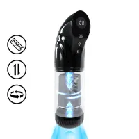 shots strokemate black - automatyczna pompa prożniowa z rotacją i ruchem