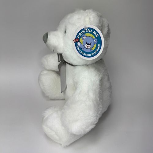 Miś 25 cm do nadruku sublimacyjnego - biały na Arena.pl