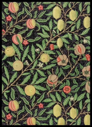 Plakat 50x70cm Fruit Pattern, William Morris Vintage do Salonu na Arena.pl