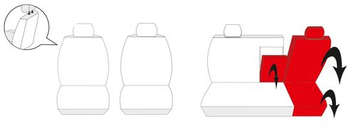 VW Golf IV 1997-2006 Pokrowce dopasowane na miarę na Arena.pl