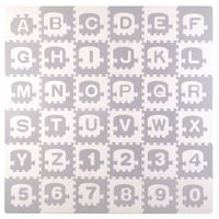 DUŻA MATA PIANKOWA EDUKACYJNA EVA PUZZLE ALFABET 30x30 cm 36szt. RICOKIDS