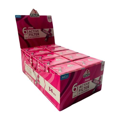 filterki aktywne gizeh pink 6mm 34 szt. na Arena.pl