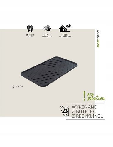 MATA NA BUTY OBUWIE OCIEKACZ WYCIERACZKA PODKŁADKA POD BUTY DO DOMU 35x63cm na Arena.pl