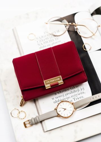 Portfel damski Peterson z ochroną kart RFID ze skóry ekologicznej na Arena.pl