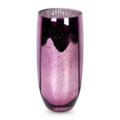 Wazon dekoracyjny ze szkła artystycznego MOLLY 16x38 różowy