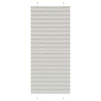Roleta plisowana jasnoszara 95x200 cm Szerokość tkaniny 94,4 cm