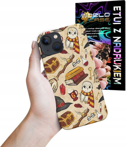 ETUI CASE DO IPHONE 15 PLUS - POTTER WZORY WIELE WZORÓW DLA FANA MAGI na Arena.pl