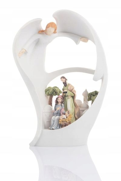 ANIOŁ Święta Rodzina LED ozdoba PREZENT zdjęcie 5