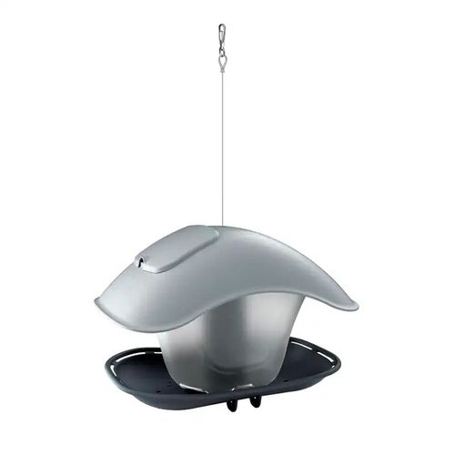 KARMNIK dla PTAKÓW zimujących Domek z Daszkiem Birdyfeed Square ANTRACYT na Arena.pl