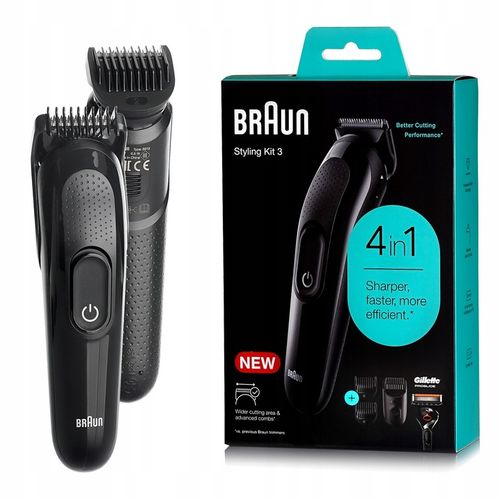 Braun Series 3 : Maszynka do włosów, Trymer, Golarka - Wszystko w jednym HQ na Arena.pl