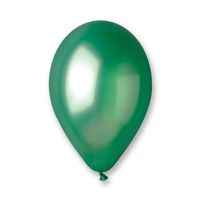 zestaw balonów metalizowanych zielonych 10szt