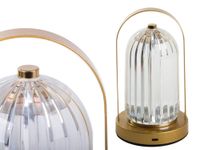 DOTYKOWA LAMPKA STOŁOWA KRYSZTAŁ LED IDEALNA DO KAWIARNI USB AKU