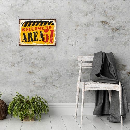 Obraz na płótnie – Canvas, Retro szyld area 51 60x40 na Arena.pl