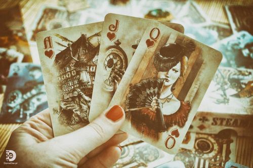 Karty 55 listków Steampunk na Arena.pl