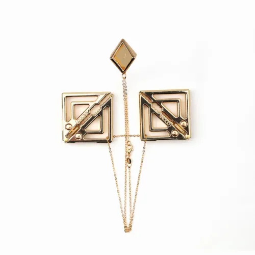 lockink regulowane zaciski piersi z zawieszką led, kolor złoty na Arena.pl