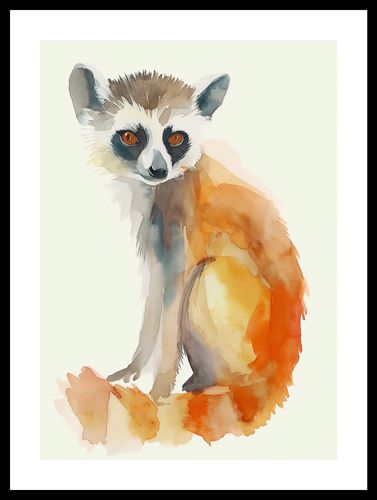Plakat 29,7x42cm Lemurek na Arena.pl