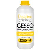 Gesso transparentne podkład malarski grunt 1L
