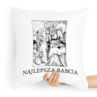 Poduszka Prezent Na Dzień Babci Najlepsza Babcia Z Nadrukiem Ze Zdjęciem