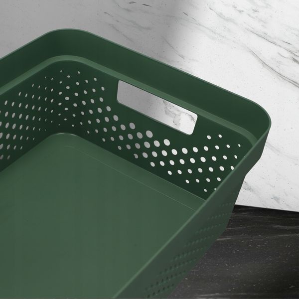 Curver Pojemnik Pudełko Ażurowe Eko 11 L Zielony zdjęcie 6
