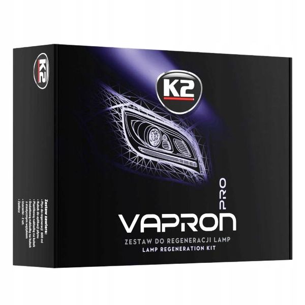 K2 Vapron Czajniczek Do Regeneracji Lamp Polerowania +Papier Ścierny Krążki zdjęcie 6