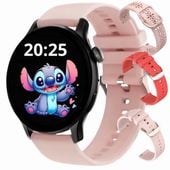 SMARTWATCH DLA DZIEWCZYNKI ZEGAREK ELEKTRONICZNY AMOLED FUNKCJE NA PREZENT