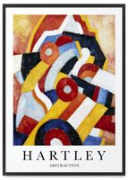 Plakat w ramce abstrakcja Hartley 21x30 cm w czarnej ramie