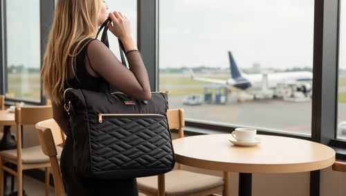 Torba damska - shopperka ELLE Doux czarna na Arena.pl