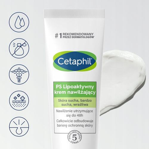 Cetaphil PS Lipoaktywny Krem nawilżający 100 g na Arena.pl