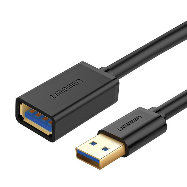 Kabel USB 3.0 UGREEN 10368B, męski, 1m (czarny) zdjęcie 1
