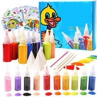 ZESTAW KREATYWNY DO MALOWANIA PIASKIEM SZABLONY DLA DZIECKA