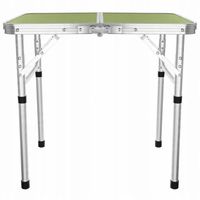 STOLIK TURYSTYCZNY SKŁADANY KEMPINGOWY 60X45X25/56CM ZIELONY