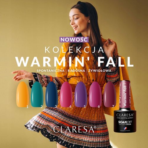 Claresa Lakier Hybrydowy Warmin’ Fall 5 - 5G na Arena.pl