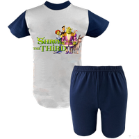 Krótka Piżama dziecięca Shrek