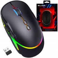 MYSZ BEZPRZEWODOWA OPTYCZNA GAMINGOWA MYSZKA USB LAPTOP PC 2,4 GHz CZARNA