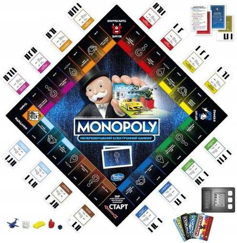 Gra Monopoly Super Electronic Banking Polska Wersja Hasbro E8978 na Arena.pl