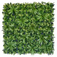 PANEL DEKORACYJNY ŚCIENNY ROŚLINNY ZIELONA ŚCIANA SZTUCZNA LUCY 100x100cm