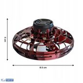 Mandi Magic Ball latające świecące kolorowe UFO Flying spinner - niebieska