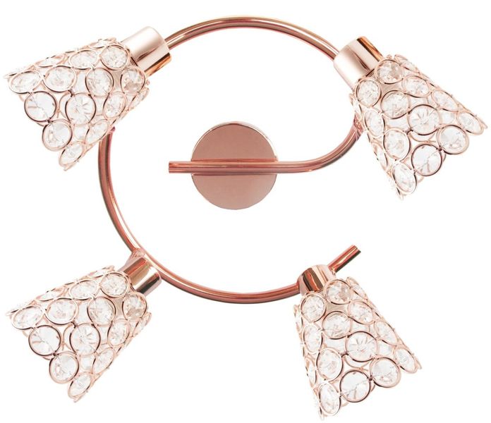 Glossy spirala 4x40W G9 różowe złoto zdjęcie 1