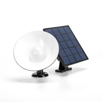 Solarny kinkiet LED 50W z czujnikiem w trzech barwach światła do ogrodu