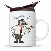 Kubek Prezent Dla Szefa Najlepszy Szef Z Nadrukiem Ze Zdjęciem