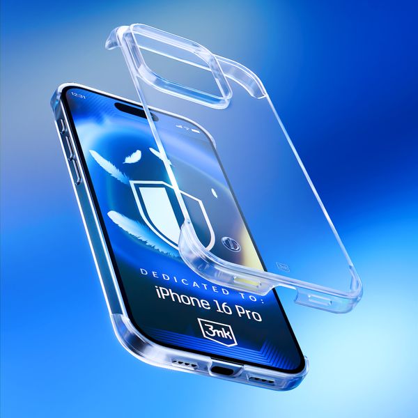 apple iphone 16 pro - 3mk just20g clear case zdjęcie 10