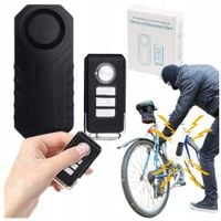 ALARM ROWEROWY BLOKADA ZABEZPIECZENIE DO ROWERU MOTORU HULAJNOGI + PILOT