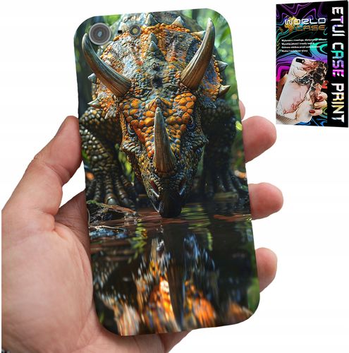 ETUI DO IPHONE 5 / 5S / 5C - DINO DINOZAUR TRICERATOPSEM FUTERAŁ na Arena.pl