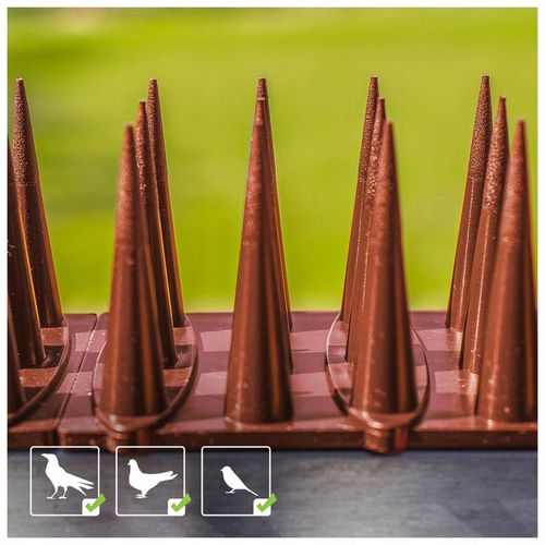 WYSOKIE KOLCE LISTWA NA PTAKI GOŁĘBIE PRZECIW PTAKOM GOŁĘBIOM 10 SZT na Arena.pl