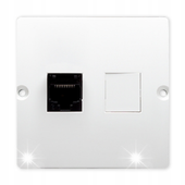 SIMON BASIC GNIAZDO KOMPUTEROWE RJ-45 POJ 5 KAT BMF51.02/11 BIAŁY