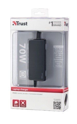 70W Primo Laptop Charger - black na Arena.pl