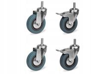 ZESTAW JEZDNY KÓŁ KÓŁEK KOŁA 4 szt 75 mm 180 kg